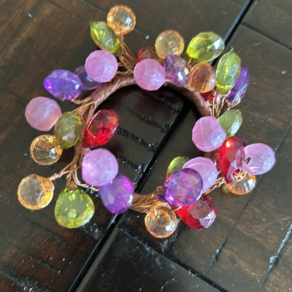 Napkin rings or candle rings